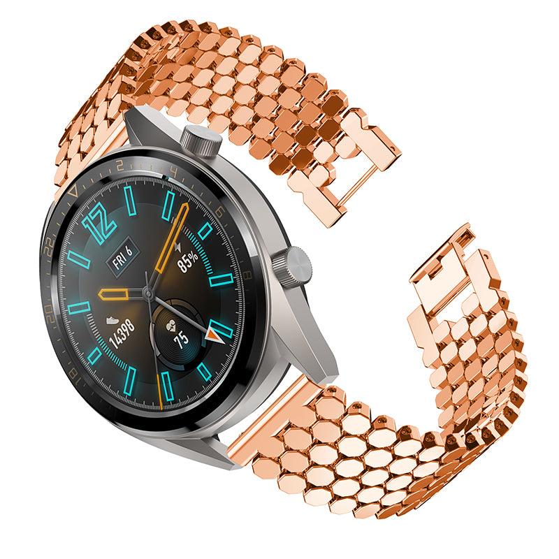 For Huawei Watch GT Samsung Galaxy Watch3 45mm Watch 46mm Alloy Watch Band Quick Release Watchband 22mm Replacement Strap For Huawei Watch GT Samsung Galaxy Watch3 45mm Watch 46mm Alloy Watch Band Quick Release Watchband 22mm Replacement Strap